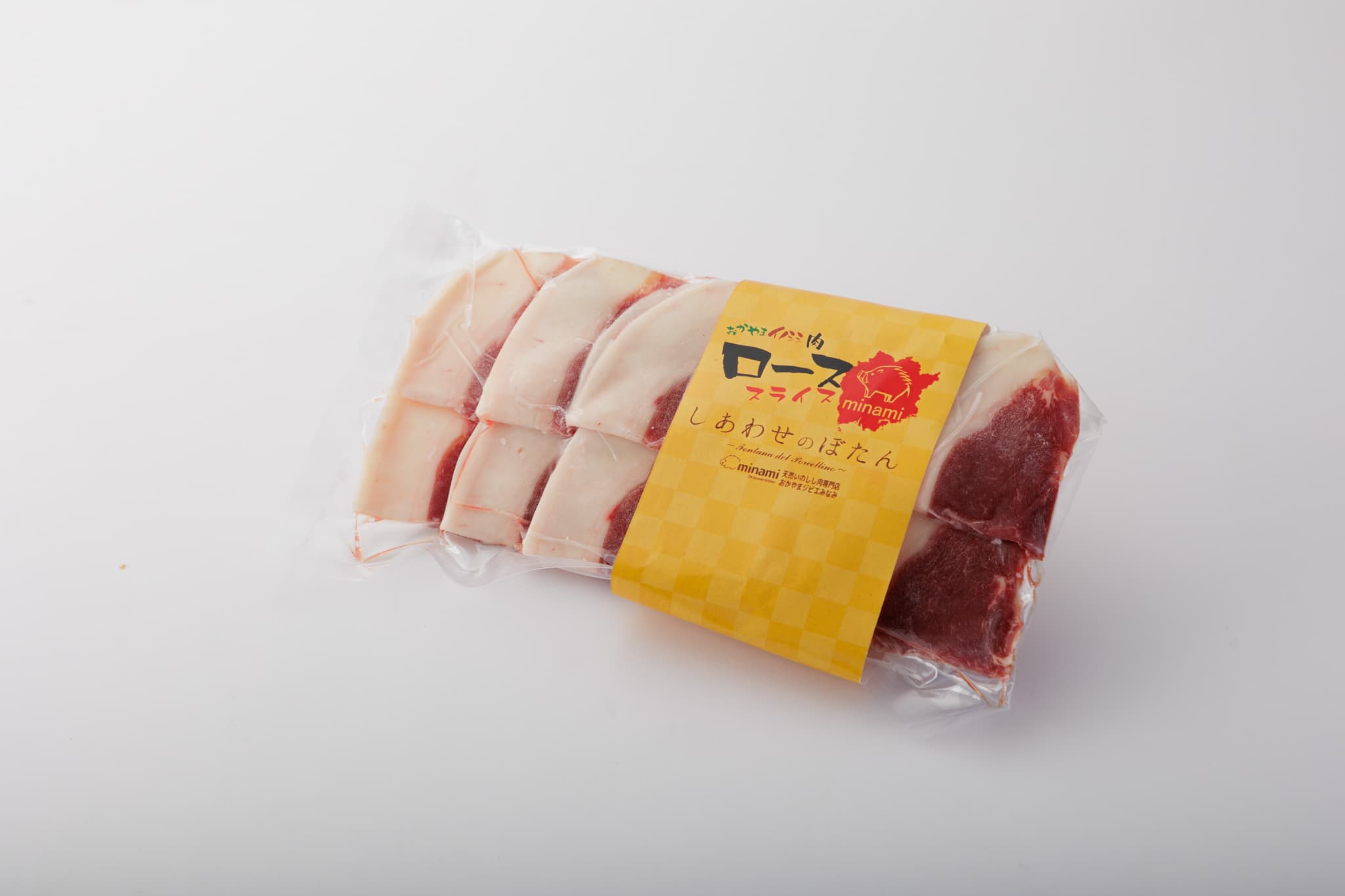 岡山県新見産イノシシ肉　ローススライス　100g